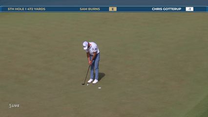 Sam Burns | Round 3 | 5th hole | Shot 4 | 2026 THE PLAYERS