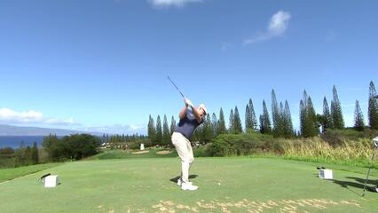 Harry Hall | Round 2 | 8th hole | Shot 1 | 2025 The Sentry