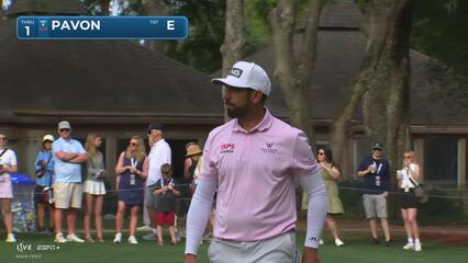 Matthieu Pavon | Round 4 | 1st hole | Shot 4 | 2025 RBC Heritage