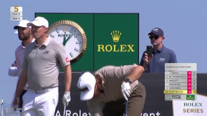 Tommy Fleetwood | Round 2 | 5th hole | Shot 1 | 2026 Genesis Scottish Open