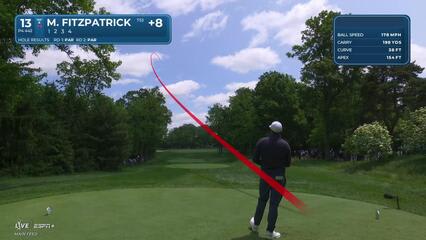 Matt Fitzpatrick | Round 3 | 13th hole | Shot 1 | 2025 the Memorial