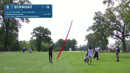 Austin Eckroat | Round 2 | 8th hole | Shot 2 | 2025 Rocket Classic