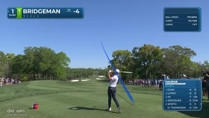 Jacob Bridgeman | Round 2 | 1st hole | Shot 1 | 2026 Valspar