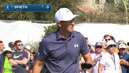 Jordan Spieth | Round 2 | 2nd hole | Shot 1 | 2025 WM Phoenix Open