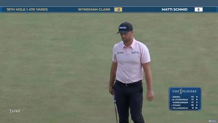 Wyndham Clark | Round 4 | 18th hole | Shot 5 | 2026 THE PLAYERS