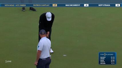 Patrick Cantlay | Round 4 | 18th hole | Shot 5 | 2025 THE PLAYERS