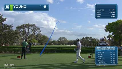 Cameron Young | Round 3 | 15th hole | Shot 1 | 2026 Arnold Palmer