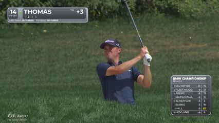 Justin Thomas | Round 2 | 14th hole | Shot 2 | 2025 BMW Championship