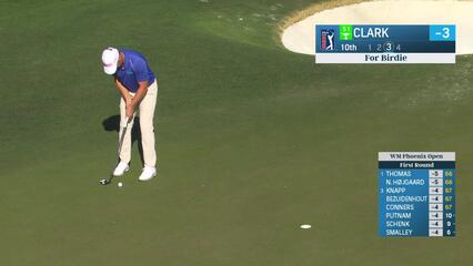 Wyndham Clark | Round 1 | 10th hole | Shot 3 | 2025 WM Phoenix Open
