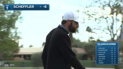 Scottie Scheffler | Round 1 | 9th hole | Shot 4 | 2026 The American Express