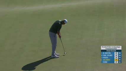 Sami Valimaki | Round 4 | 16th hole | Shot 2 | 2025 World Wide Technology