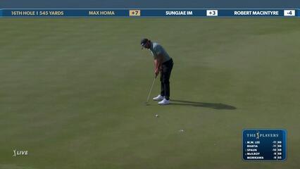 Max Homa | Round 2 | 16th hole | Shot 5 | 2025 THE PLAYERS