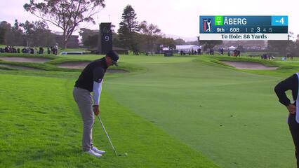 Ludvig Åberg | Round 2 | 9th hole | Shot 3 | 2025 Genesis