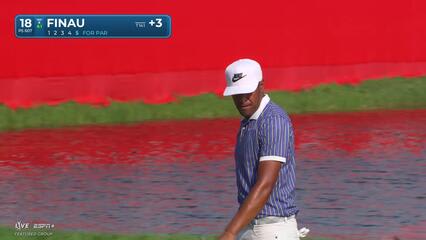Tony Finau | Round 2 | 18th hole | Shot 6 | 2025 3M Open