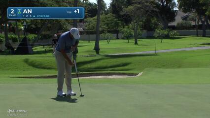 Byeong Hun An | Round 2 | 2nd hole | Shot 4 | 2025 Sony Open