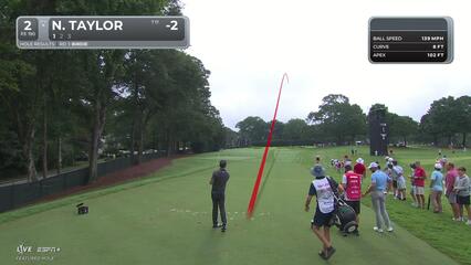 Nick Taylor | Round 2 | 2nd hole | Shot 1 | 2025 TOUR Championship