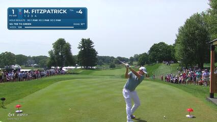 Matt Fitzpatrick | Round 4 | 1st hole | Shot 1 | 2025 Travelers