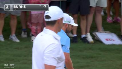 Sam Burns | Round 3 | 2nd hole | Shot 2 | 2025 TOUR Championship