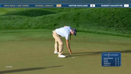 Russell Henley | Round 1 | 10th hole | Shot 4 | 2026 THE PLAYERS