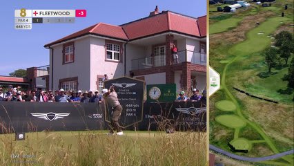 Tommy Fleetwood | Round 2 | 8th hole | Shot 1 | 2026 Genesis Scottish Open