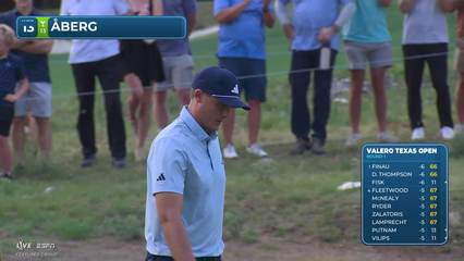Ludvig Åberg | Round 1 | 13th hole | Shot 2 | 2026 Valero
