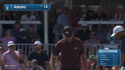 Ludvig Åberg | Round 3 | 9th hole | Shot 5 | 2025 Arnold Palmer Invitational