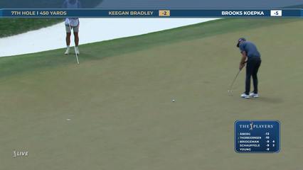 Keegan Bradley | Round 4 | 7th hole | Shot 4 | 2026 THE PLAYERS