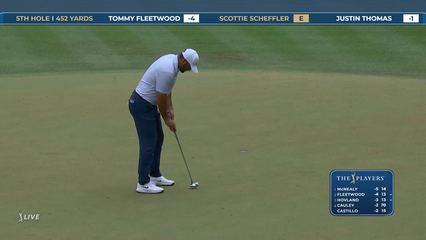 Scottie Scheffler | Round 1 | 5th hole | Shot 4 | 2026 THE PLAYERS