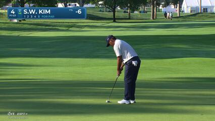 Si Woo Kim | Round 4 | 4th hole | Shot 5 | 2025 Rocket Classic