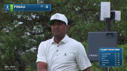 Tony Finau | Round 2 | 2nd hole | Shot 1 | 2026 Valero