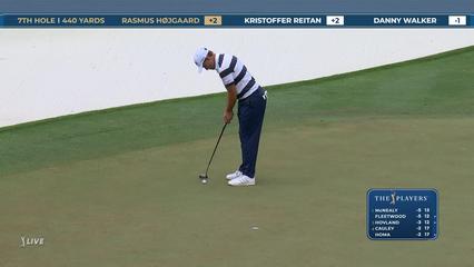 Rasmus Hojgaard | Round 1 | 7th hole | Shot 5 | 2026 THE PLAYERS