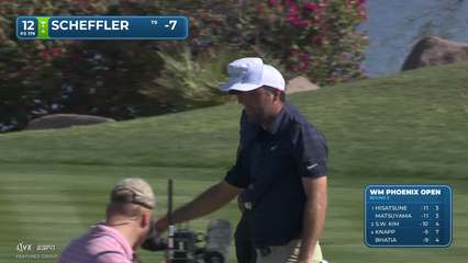 Scottie Scheffler | Round 3 | 12th hole | Shot 4 | 2026 WM Phoenix Open