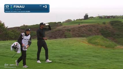 Tony Finau | Round 1 | 17th hole | Shot 3 | 2025 Genesis