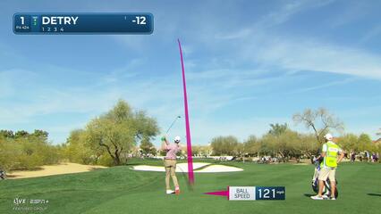 Thomas Detry | Round 3 | 1st hole | Shot 2 | 2025 WM Phoenix Open