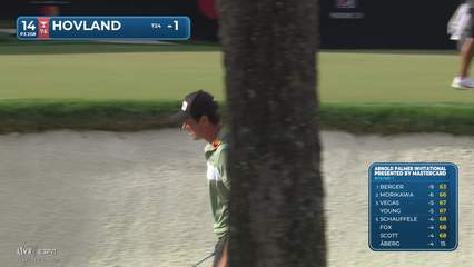 Viktor Hovland | Round 1 | 14th hole | Shot 2 | 2026 Arnold Palmer