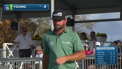 Cameron Young | Round 3 | 15th hole | Shot 5 | 2026 Arnold Palmer