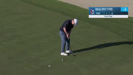 Robert MacIntyre | Round 2 | 13th hole | Shot 4 | 2026 Sony Open
