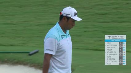 Hideki Matsuyama | 2024 FedEx St. Jude | Round 1 | 17th hole | Shot 5