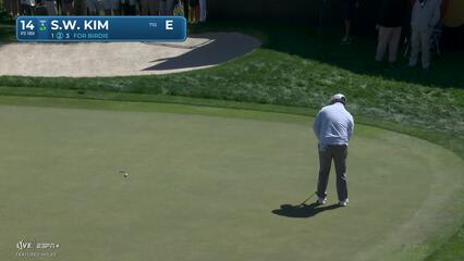 Si Woo Kim | Round 1 | 14th hole | Shot 3 | 2025 Arnold Palmer