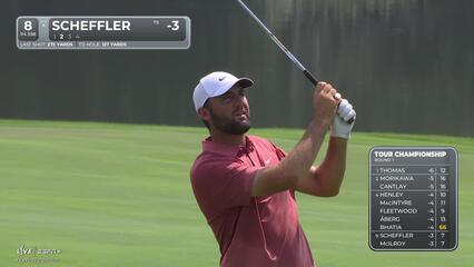 Scottie Scheffler | Round 1 | 8th hole | Shot 2 | 2025 TOUR Championship