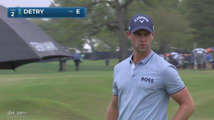 Thomas Detry | Round 1 | 2nd hole | Shot 3 | 2025 Houston Open