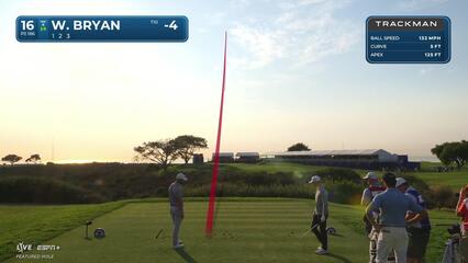 Wesley Bryan | Round 3 | 16th hole | Shot 1 | 2025 Farmers