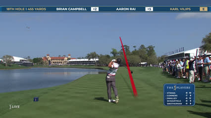 Karl Vilips | Round 2 | 18th hole | Shot 1 | 2026 THE PLAYERS