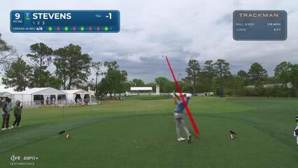 Sam Stevens | Round 1 | 9th hole | Shot 1 | 2025 Houston Open