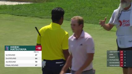 Hideki Matsuyama | Round 4 | 18th hole | Shot 4 | 2025 Rocket Classic