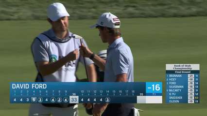 David Ford | Round 4 | 14th hole | Shot 3 | 2025 Bank of Utah