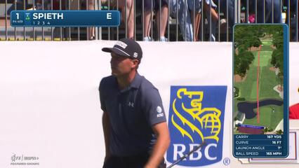 Jordan Spieth | Round 1 | 1st hole | Shot 1 | 2025 RBC Heritage
