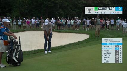Scottie Scheffler | Round 3 | 4th hole | Shot 3 | 2025 BMW Championship
