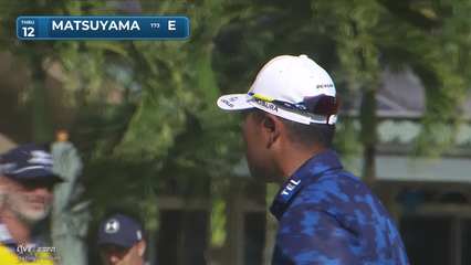 Hideki Matsuyama | Round 1 | 12th hole | Shot 4 | 2026 Sony Open