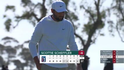 Scottie Scheffler | Round 3 | 9th hole | Shot 6 | 2025 Genesis